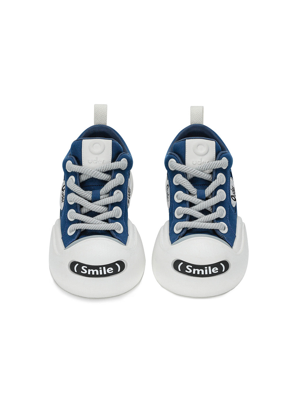 OUDER丨Smile Open Smile Big Head Canvas Shoes-Blue&White - PSYLOS 1, OUDER丨Smile Open Smile Big Head Canvas Shoes-Blue&White, Canvas Sneakers, OUDER, PSYLOS 1